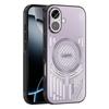 For iPhone 17 Magnetic Case Aluminium Alloy+PC+TPU Hollow Heat Dissipation Phone Cover