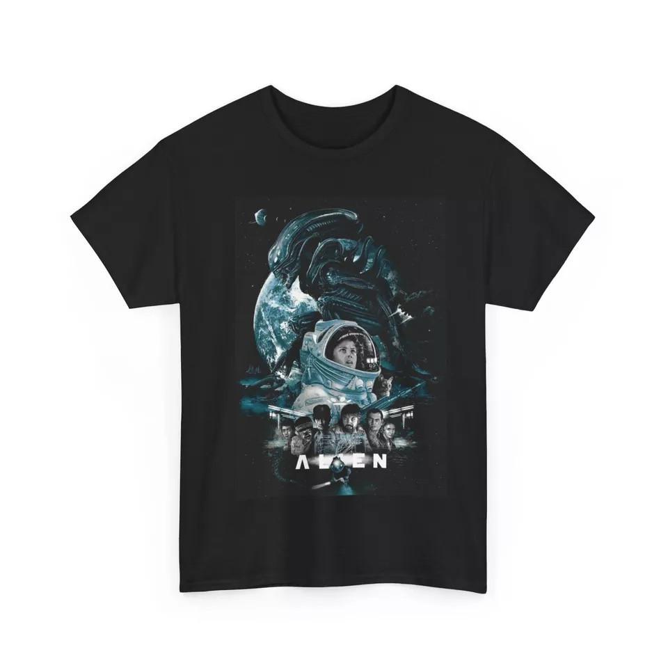 SALE Alien 1979 Movie T shirt Unisex Heavy Cotton Tee Unisex T-Shirt XXL
