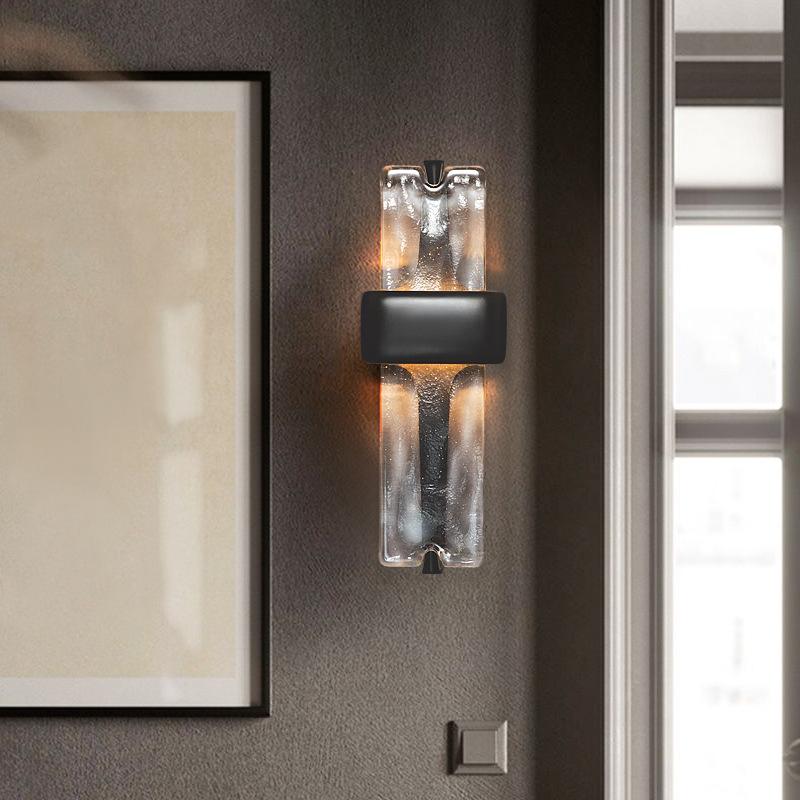 Loft American Vintage Rustic Wall Lamp Designer Living Room Wall Sconces Led Stair Corridor Nordic Bedroom Bedside Home Lighting