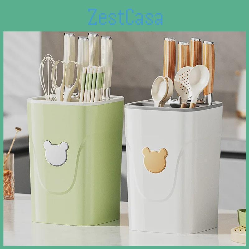 Knife Multifunctional Utensil Kitchen And Storage Rack