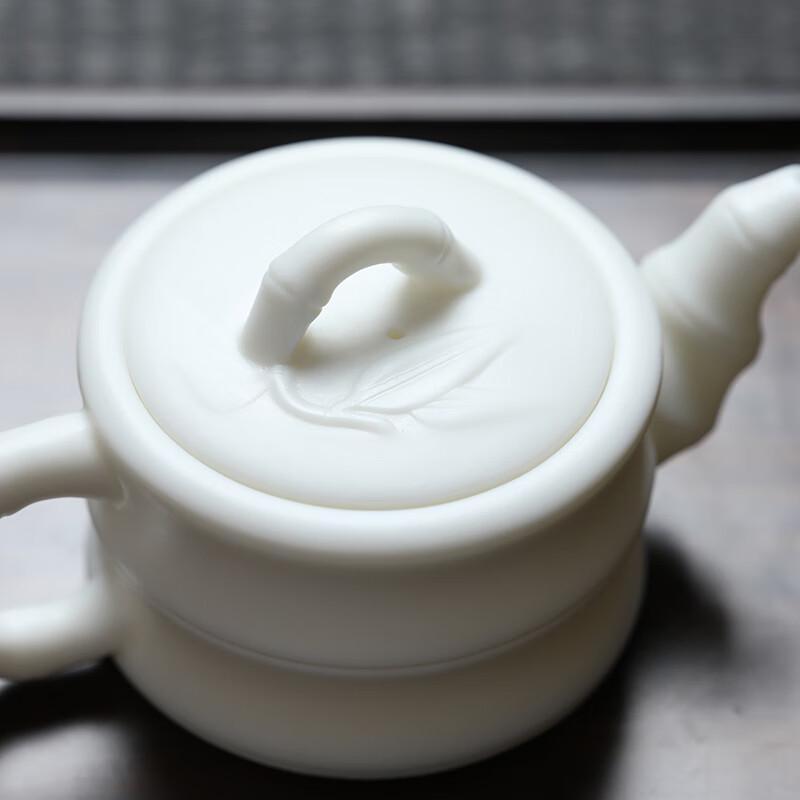 MULTIPOTENT Jade White Ceramic Kung Fu Teapot