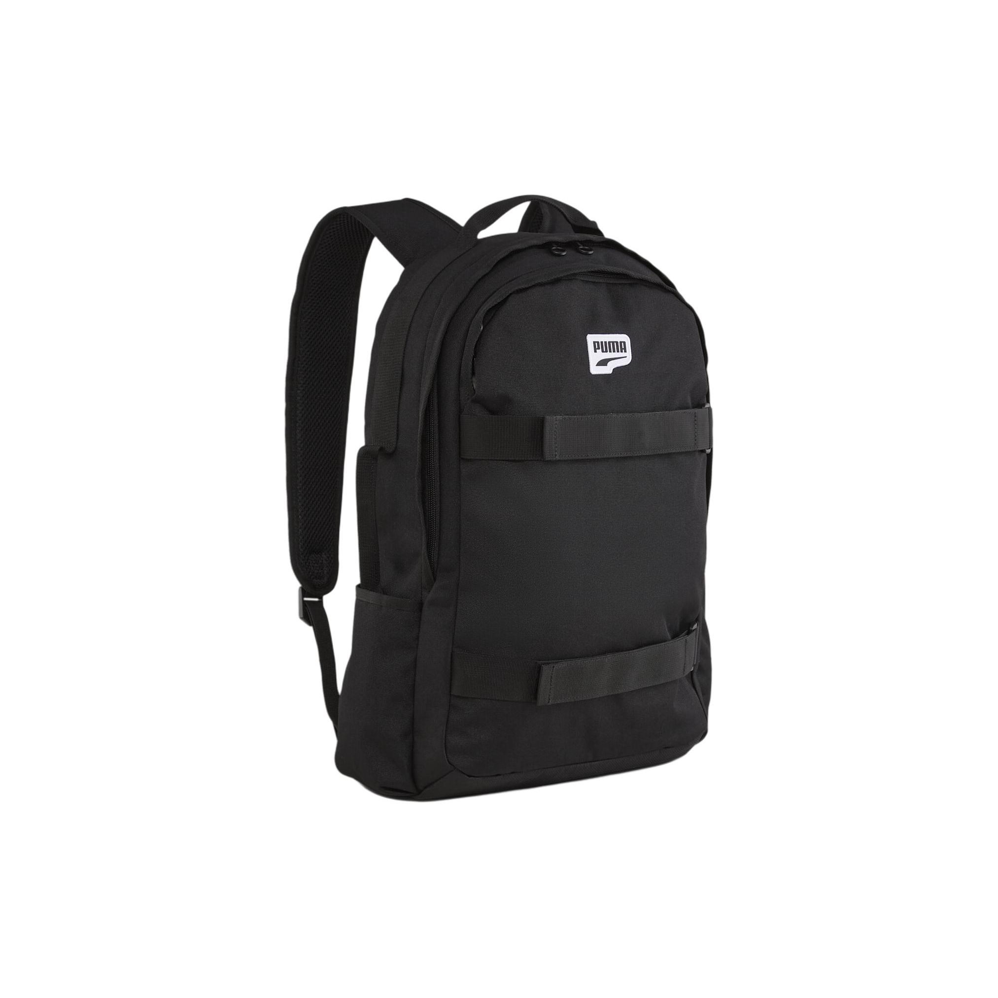 Puma Downtown Versatile Casual Fabric Backpack Unisex Backpack Black 090255-01 Black