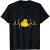 Cute Rubber Duckie Duck Heartbeat T-Shirt