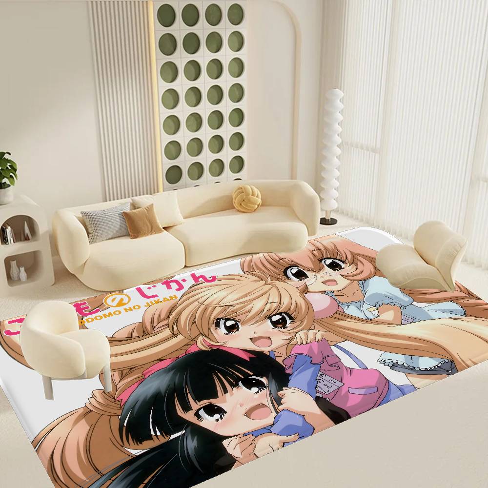 Anime K-Kodomo no Jikan Classic Kitchen Mat Kids Room Bedroom Decoration Balcony Anti-Slip Doormat Living Room Alfombra