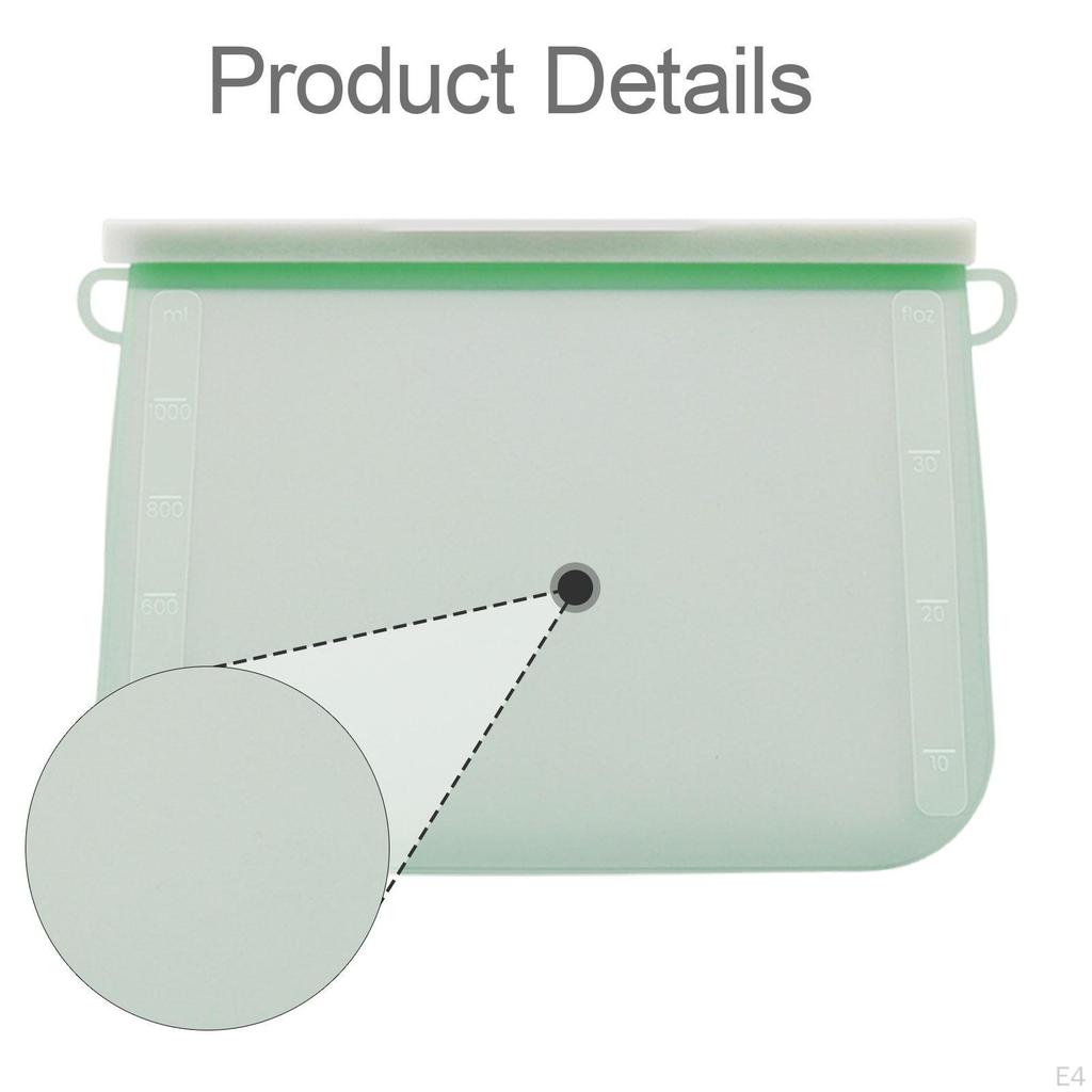 Wiederverwendbarer Silikon-Lebensmittelbeutel-Behälter Leicht Multifunktionale Milchaufbewahrungstasche Gefrierschrank für