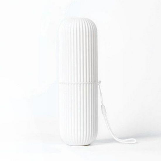 

Travel Toothbrush and Mouthwash Cup Set with Lid