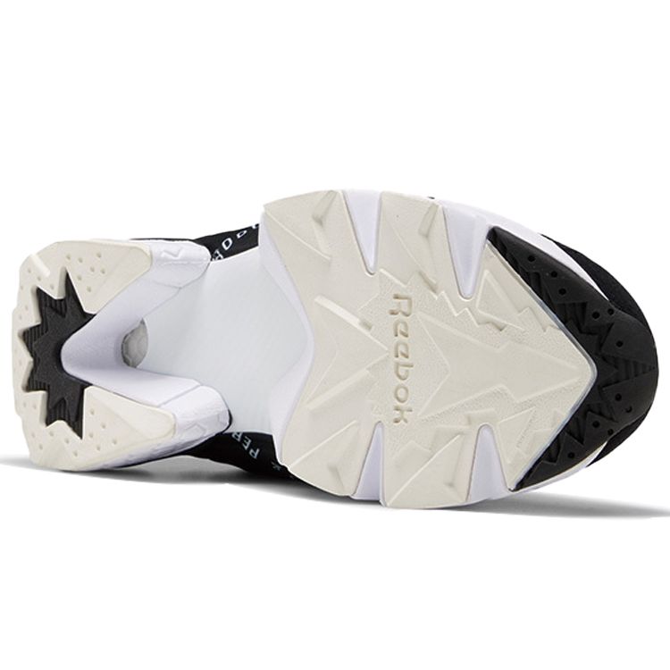 Reebok Instapump Fury Fabric Comfortable Low-Top Lifestyle Sneakers Women sneakers Black FV0406