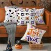 Halloween-Themed Pillowcases With Trickssuitable For Sofa Car Bedroom Decorative Cushion Cover Pillow Cover