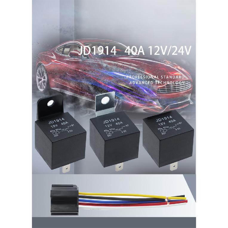 80A/60A 50A/30A 12V Waterproof Automotive Relay With Socket 5-Pin Relay Switch For Marine Automotive Fan Multi-purpose Relay Kit Relays 5