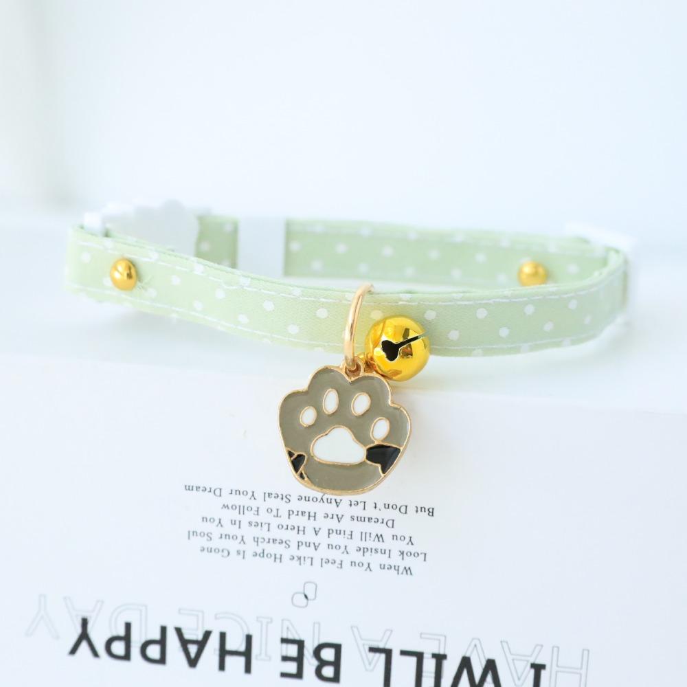 Cotton Cotton Breakaway Cat Collar with Bell 2.5 Inch Cute Accessory Multipurpose Pet Collar  Pet