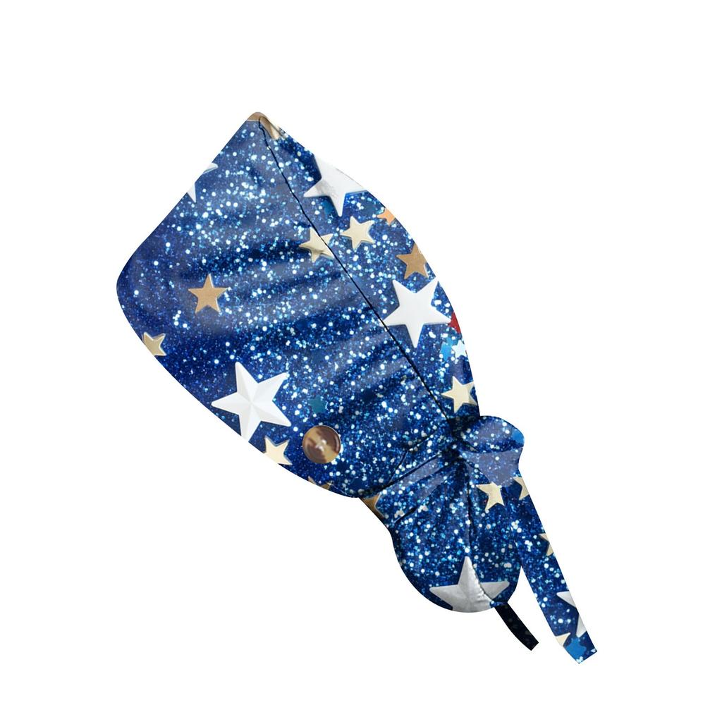 Pracovní čepice s módním potiskem, ležérní dámská čepice do culíku, čepice Wash, čepice Baotou