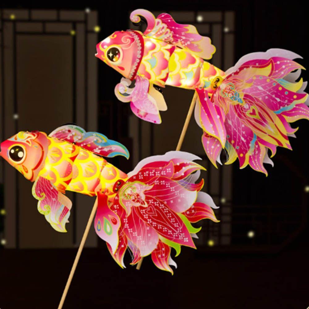 Good Luck Fish Lantern Handmade Diy Handheld Goldfish   Lantern  Cultural Heritage