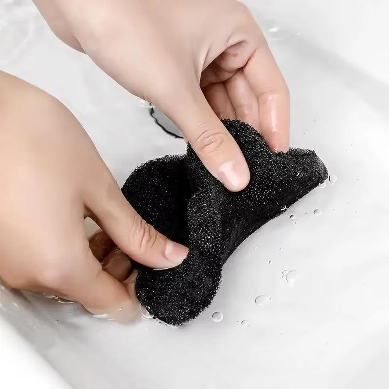2pcs Cartoon Octopus Bear Washing Machine Sticky Hair Tool Wash Clothes Anti Tangling Home Pet Hair Clean Sponge Accessories