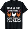 Charming Chicken Lover T-Shirt for Women and Girls - Perfect for Farmers!