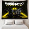 Rainbow Six Siege Nyomtatott Faliszőnyeg, Háttér, Könnyen Felszerelhető, Ideális Hálószobába, Irodába és Nappaliba, Esztétikus Falra Akasztható Díszekkel.