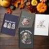 Halloween Journal Reading Tracking Notebook Portable Twin Coil Binding Planner Notepads For Daily Planning 148x210mm