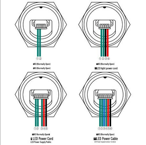 Ultra-Thin 16/19/22MM Metal Button with Light: Self-Reset Tactile Micro-Stroke Momentary Switch.