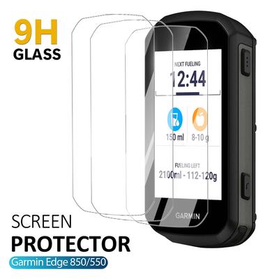 2/4PCS Tempered Glass Screen Protectors Film for Garmin Edge 850/550 GPS Cycling Computer Cover 9H Hardness Anti-scratch Films