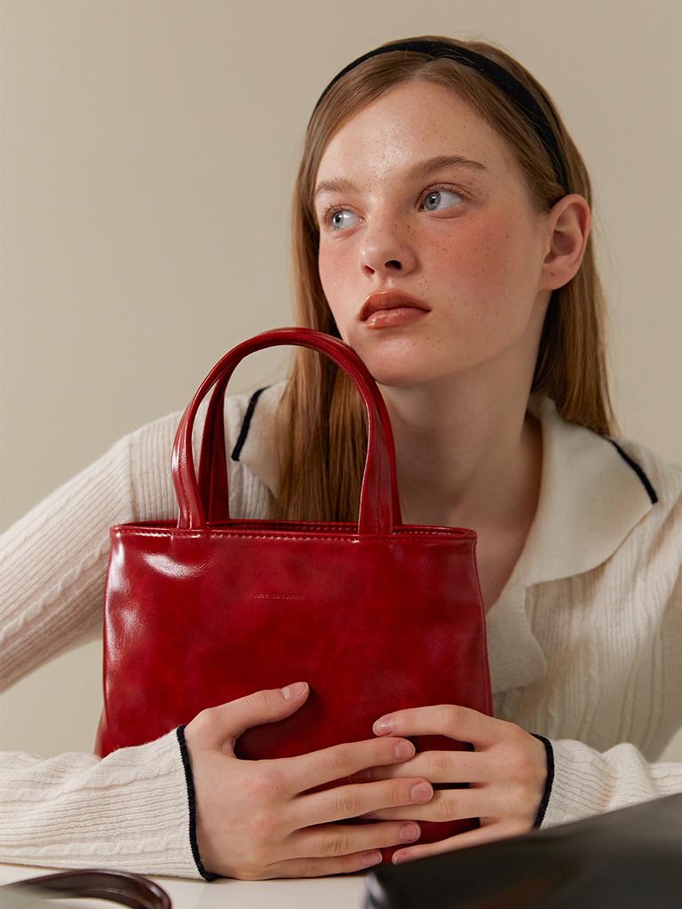 Somewherebutter Toast Bag - Vintage Red
