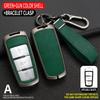 Fashion New Zinc Alloy Leather Car Key Cover Case Shell For Volkswagen Vw Passat B6 B7 Magotan Cc 3C Car Accessories For Vw 3C5
