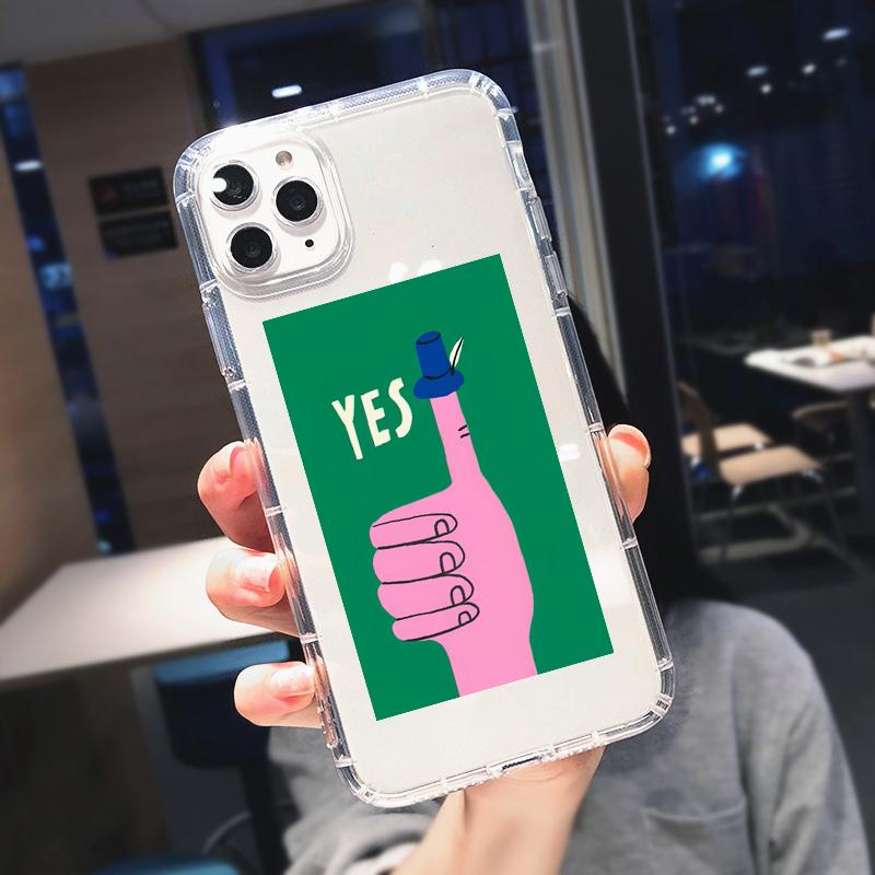 Мультяшный Кот Постер Настроения Чехол для Телефона Для iPhone 14 15 Pro Max 11 12mini 13 SE20 7 8PlusXS XR Абстрактное Искусство Граффити Мягкий Чехол Capa iPhone 13