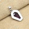 Bijuterii cu pandantiv lucrat manual din argint 925 solid, pietre prețioase de ametist