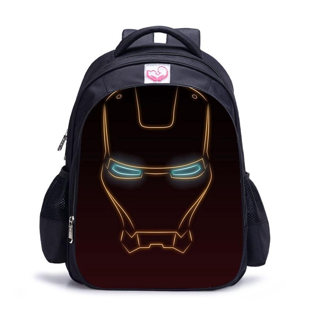 Marvel Iron Man Waterproof Backpack Large Capacity Schoolbag For Kids