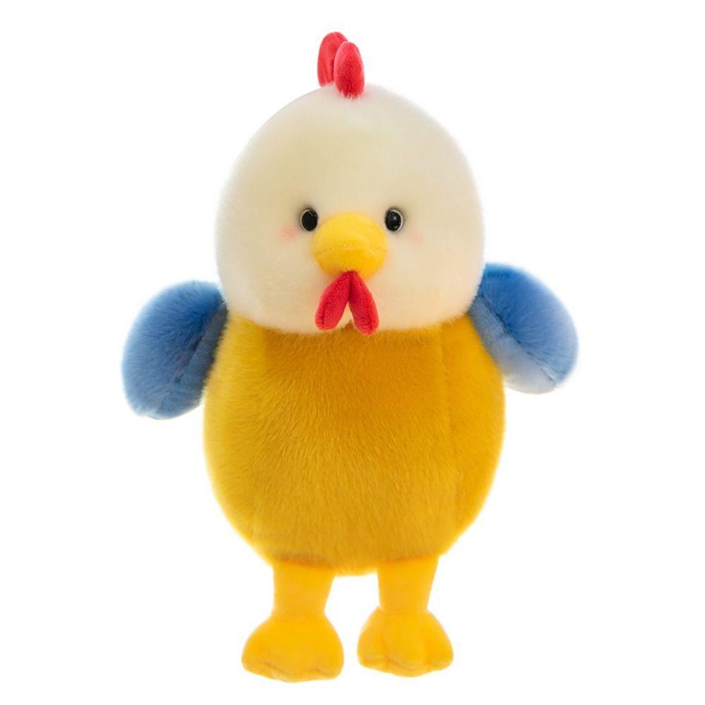 PP Cotton Filled Chicken Plush Toy Cute Rooster Hen Plush Toy Chicken Plush Doll Home Decor