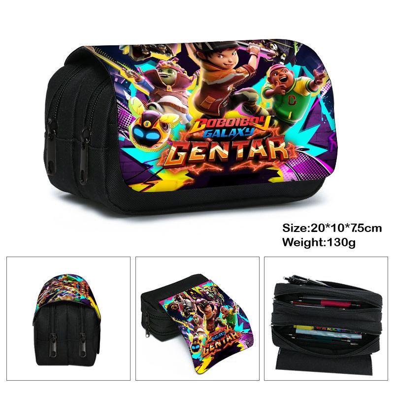 Elements Hero Boboiboy Layer Pencil Case With Spacious Storage For Students And Kids