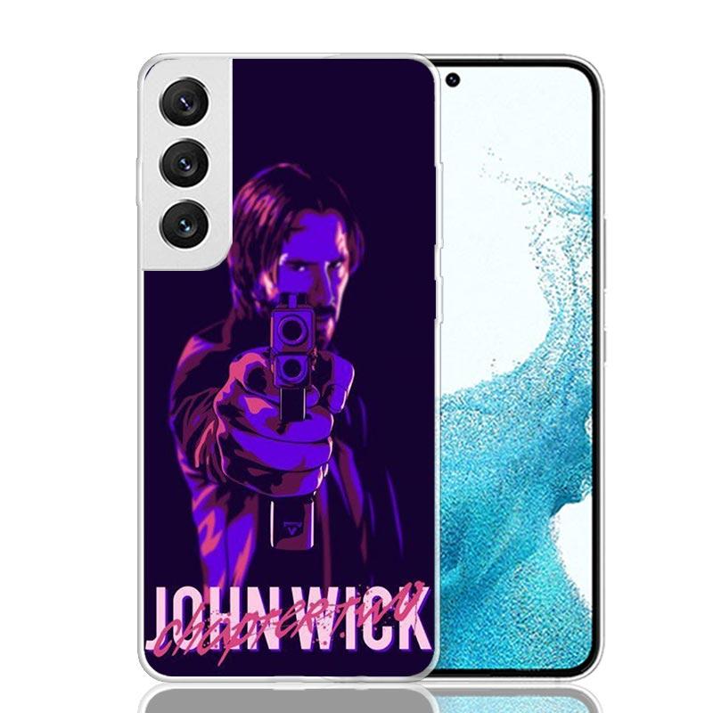 John Wick 4 Movie Phone Case For Samsung Galaxy S23 S24 S25 Ultra S20 FE S21 + S22 Plus S10 Soft Print Shell Cover Fundas S23 S2