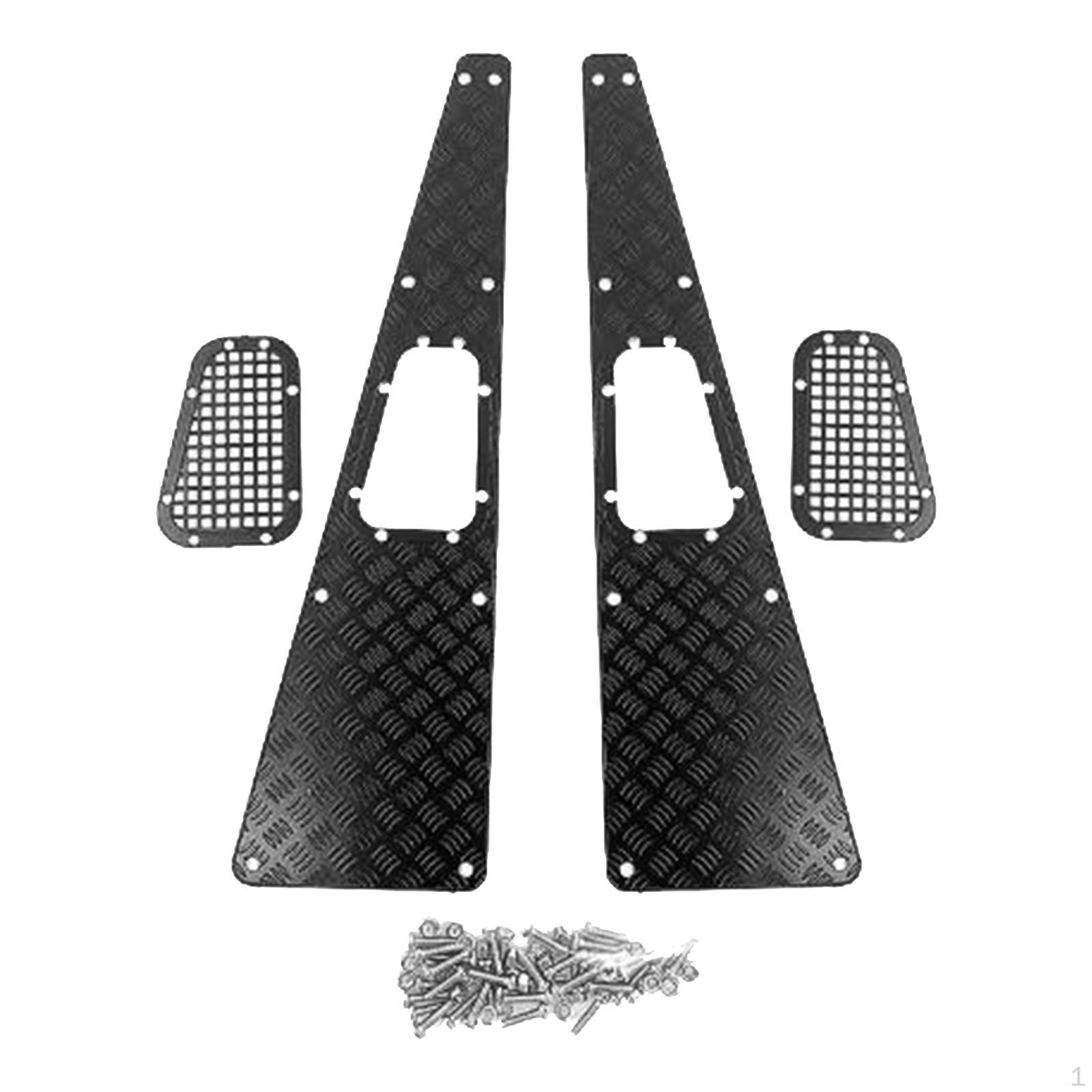 

1:10 RC Crawler Engine Cover Trim with Non- And Mounting Hardware чорний