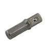 1/4 Square Drive To 1/4 Hex Shank Socket+1/4 Drill Socket Adapter For Driver Or Drill  Square Driver Tool  Part