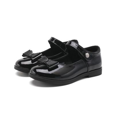 Simple and Comfortable Cowhide Dress Shoes for Girls, Middle-aged and Young Children, Leather Shoes
