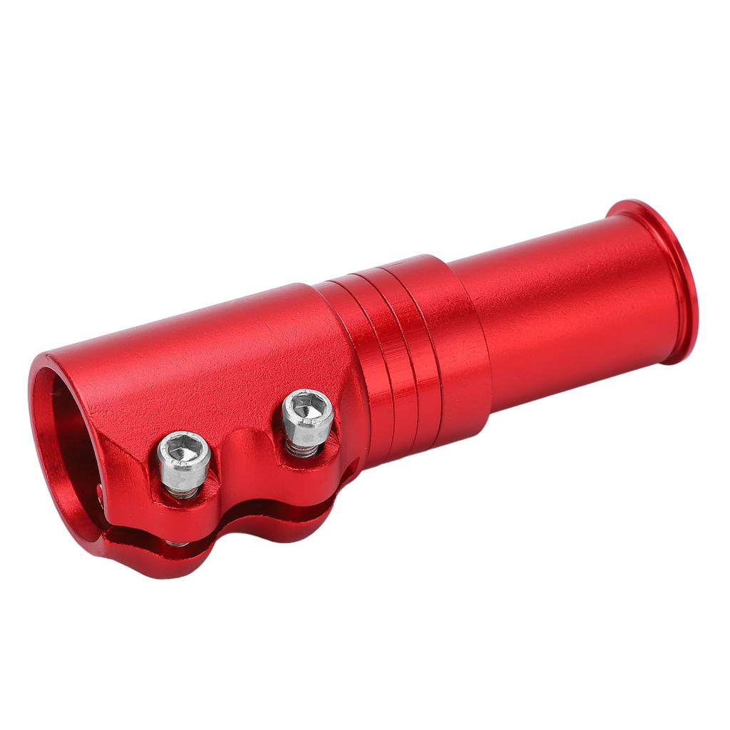 Mountain Bike Stem Riser Aluminium Alloy Bicycle Handlebar Riser Adapter for 28.6mm 1.13in ForkRed