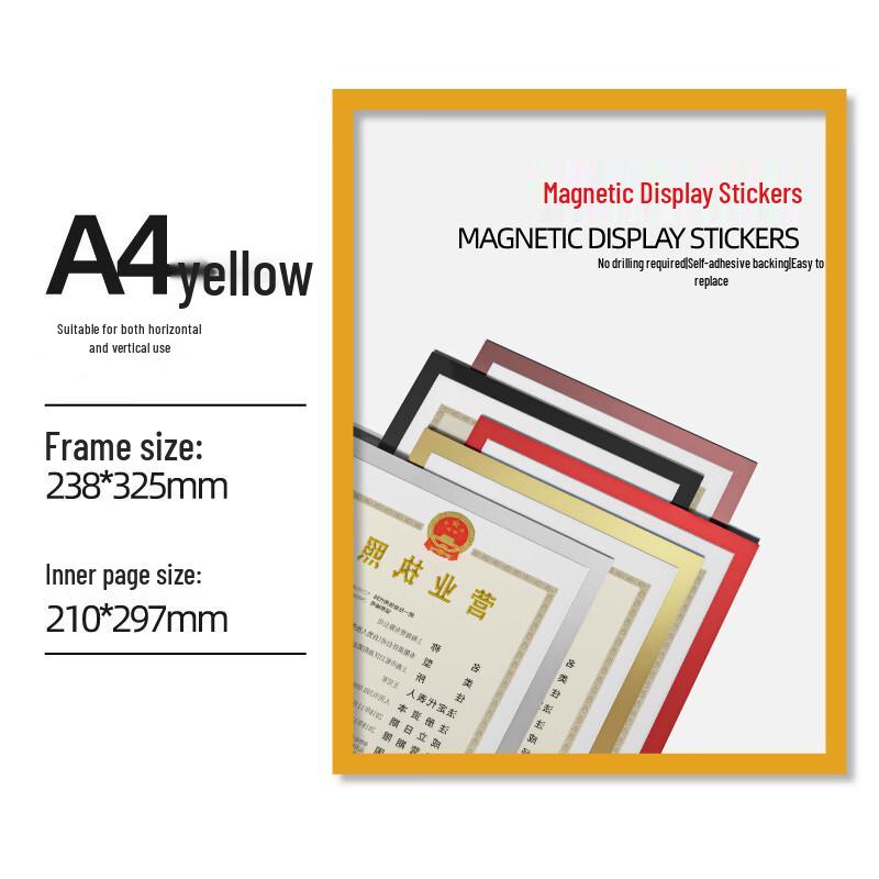 

HMTW Magnetic A4 Document Display Pocket