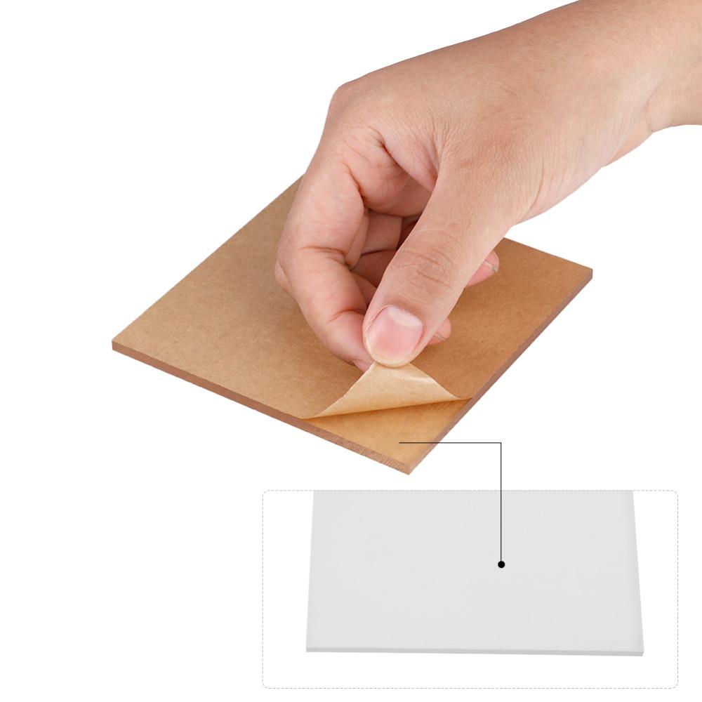 2pcs Clear Rubber Stamp Coloring Board Acrylic Decorative Mounting Blocks Acrylic Stamp Positioner Locating Clear Acrylic Pad
