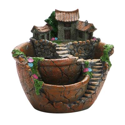 Kreative Sukkulenten Blumentopf Simulation Haus Kreative Persönlichkeit Kleiner Garten Sukkulenten Garten Blumentopf Ornament