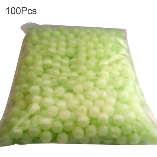 100 Pezzi/Borsa Perline Luminose Multiuso Colorate di Plastica Perline Luminose Notturne per Pesca