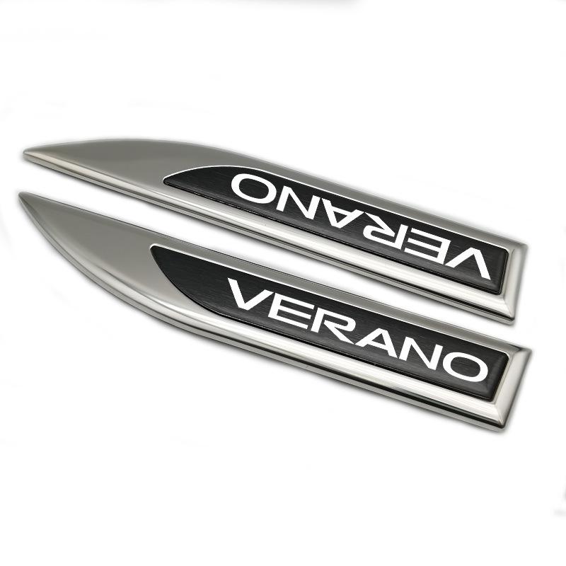 Universell Buick Sidomarkeringsblad Utseende 3D Självhäftande Dekorativ Klistermärke