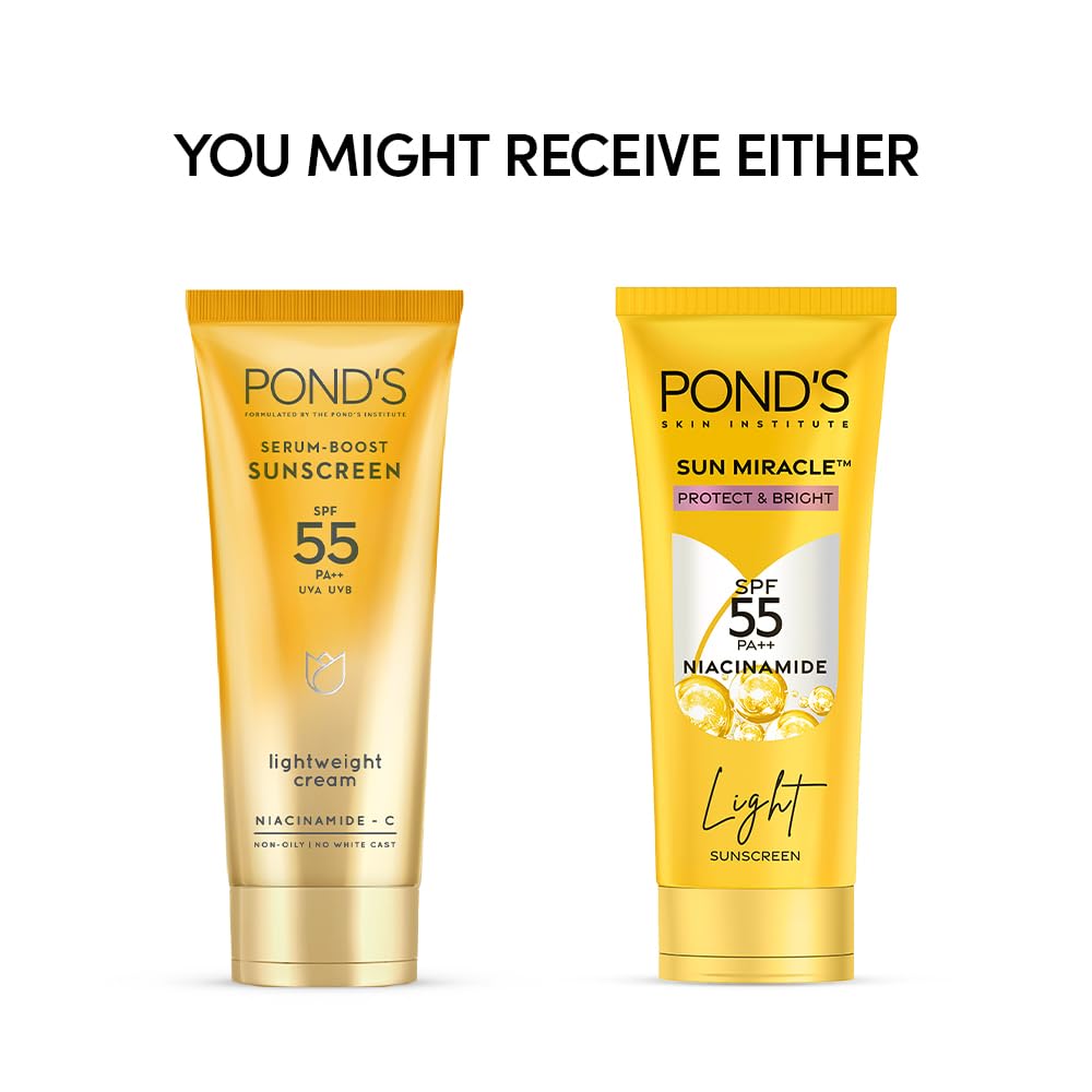 POND'S Sun Miracle SPF 55 PA+++ Light Sunscreen 50g