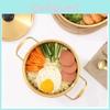 Steel Ramen Stainless Soup Pot With Lid For Family Meal Cooking Tools Kitchen