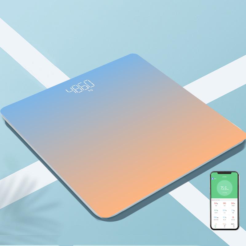 Bluetooth Rechargeable Smart Body Scale for Women - High-Precision, Connects to Phone