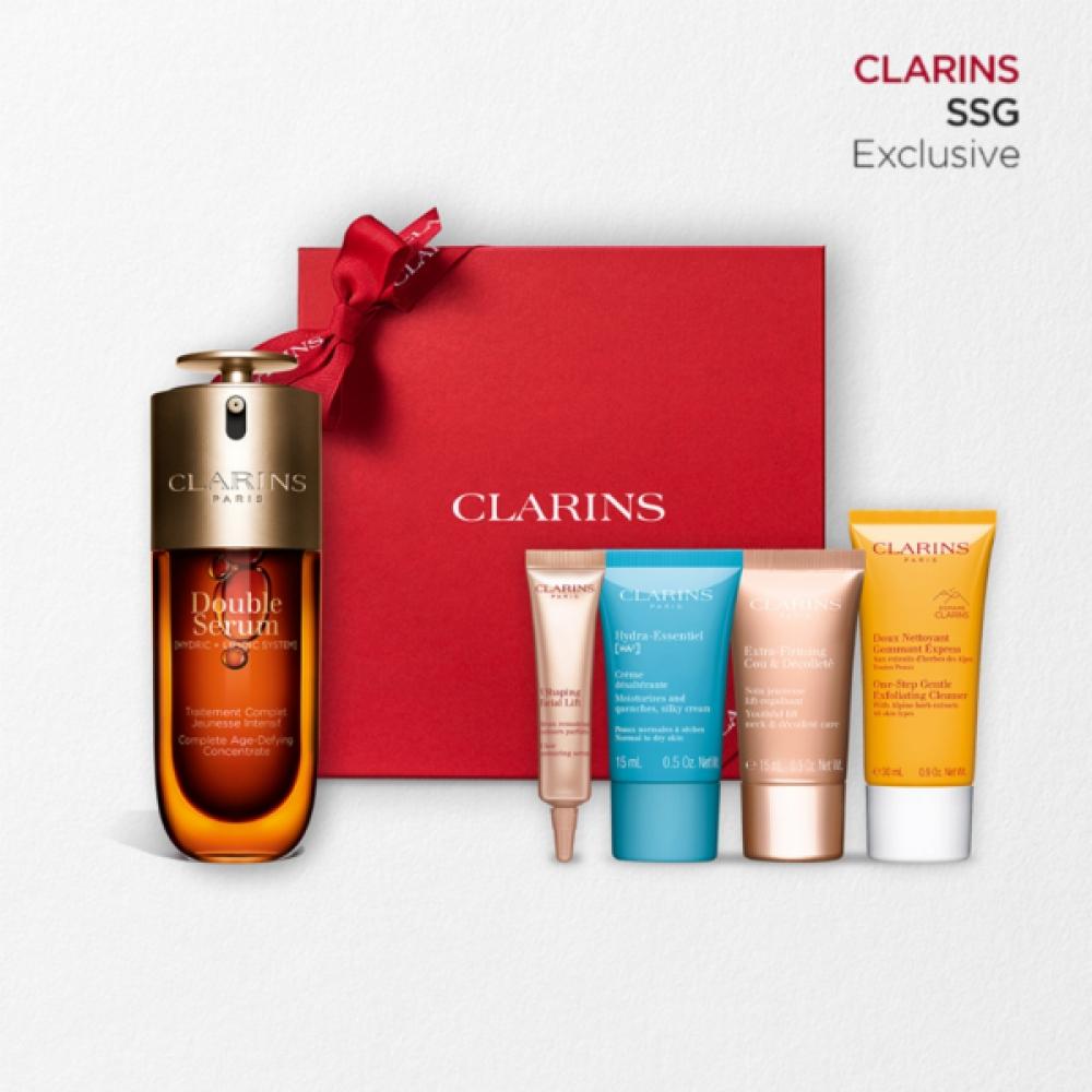Clarins Double Serum G9 Set +deluxe 3 Pcs +holiday Pouch 50ml Double Serum 50ml Event/Excluding gift-wrapping