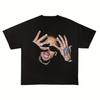 American Vintage Chris Brown Breezy Bowl XX Koszulka Koncertowa Lato Nowa Moda Vintage Męska i Damska Streetwear
