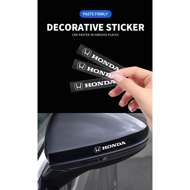 Náhodné samolepky do interiéru auta Styling emblému volantu pro Honda Fit Mugen Insight Type S R VTEC DOHC Modulo Vezel Legend RR Si