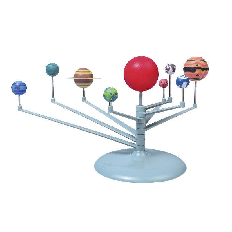 DIY Solar System Model Toy: Educational Nine Planets Orrery for Children