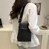 New PU Soft Leather Crossbody Bag Women Simple Fashi Solid Color Shoulder Bag Comfortable and Versatile Texture Commuting Bag