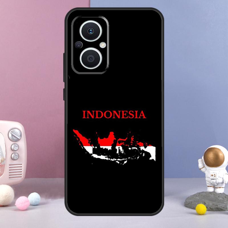 Indonesia Passport Flag Map Case For OPPO Reno 10 Pro 4 5 6 7 8 Lite 8T 4Z 5Z OPPO Find X3 Neo Lite X2 X5 X6 Pro Cover
