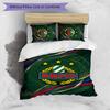 Rapid Wien FC Printed 3PCS Bedding Set Breathable Duvet Cover with Pillowcases Decorative Bed Linen for Bedroom Home