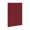 Burgundy Red Pleated Blind 95X100 Cm Fabric Width